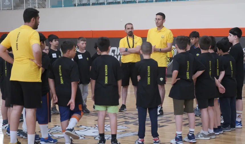 Konya'da basketbol altyapı seçmelerine yoğun ilgi