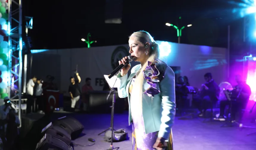 Mardin Yeşilli Kiraz Festivali'nde Niral Ünsal'dan Gazze vurgusu