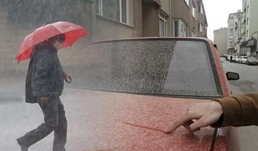 Meteoroloji uyardı! Sağanak yağış ve toz taşınımına dikkat!