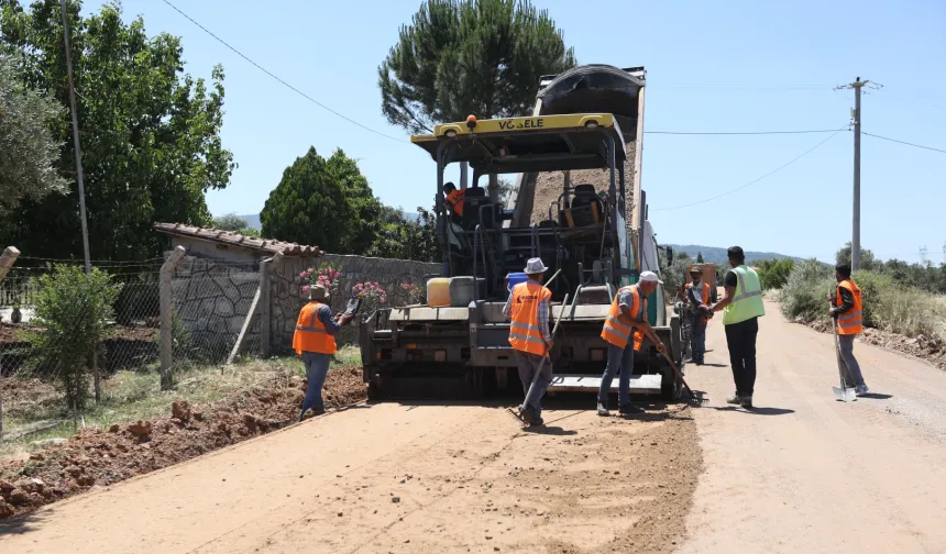 Muğla Büyükşehir’den kırsala 4 milyonluk yol yatırımı