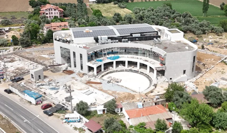 Muğla'da Milas Kültür Merkezi’nin yüzde 77’si tamamlandı