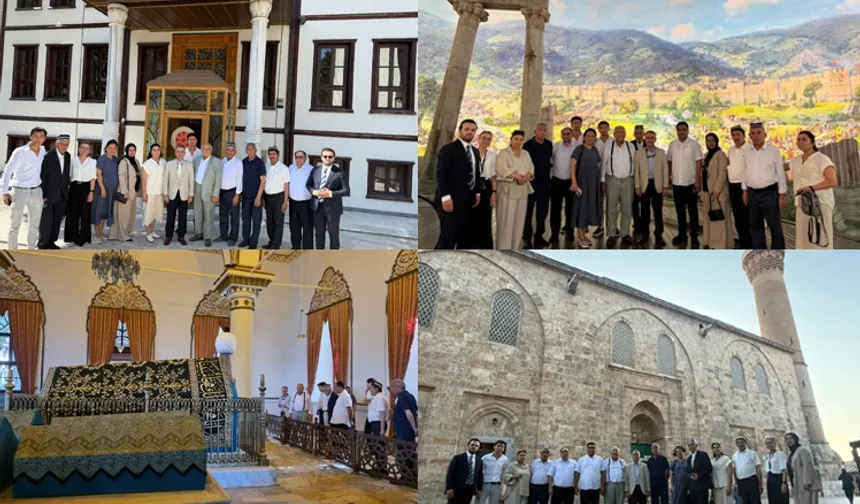 Özbek gazeteciler Bursa’ya hayran kaldı