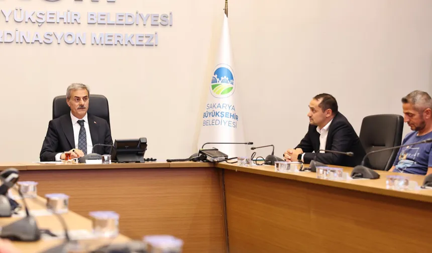 Sakarya'da Başkan Alemdar antrenörlerle buluştu
