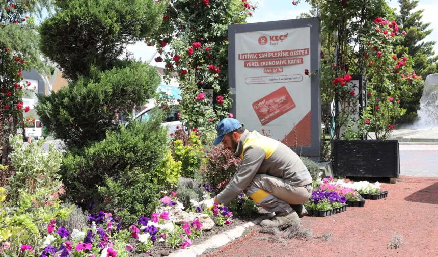 Ankara Keçiören’de parklara estetik dokunuş