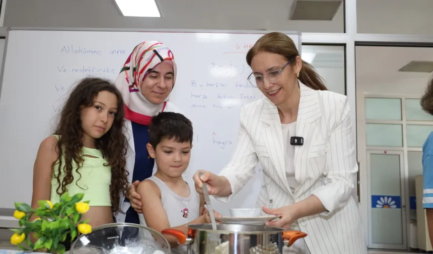 Başkan Vekili Abiş’ten KO-MEK yaz kurslarına ziyaret