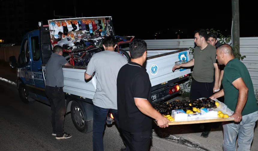 Bursa Nilüfer’de seyyar satıcı operasyonu
