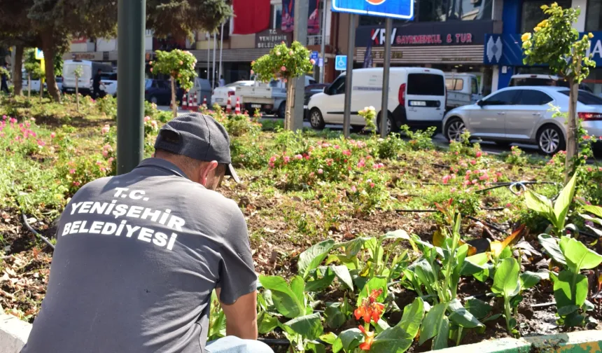 Bursa Yenişehir'in kalbi çiçek açtı