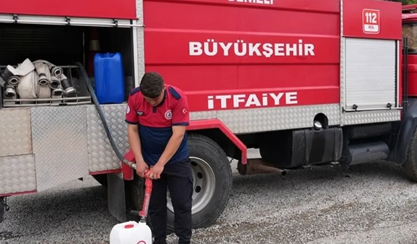 Denizli Büyükşehir’den yangınla mücadelede yeni hamle