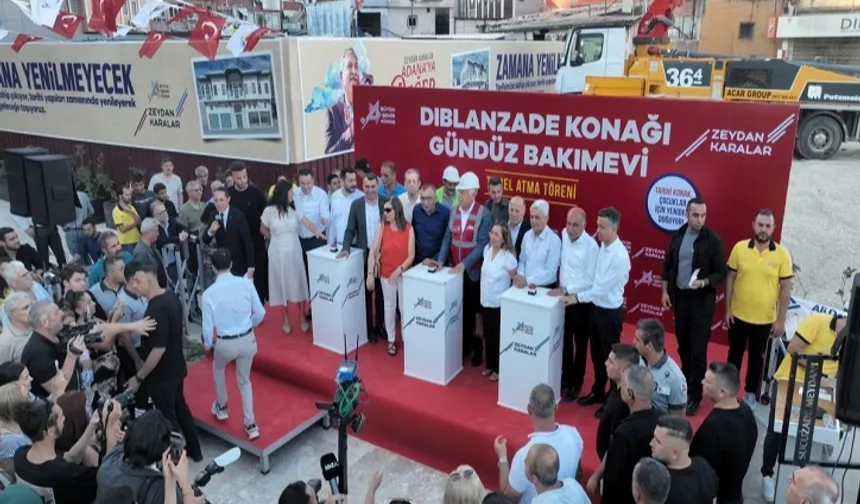 Dıblanzade Konağı Gündüz Bakımevi’nin temeli atıldı
