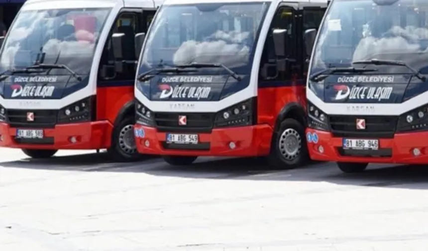Düzce’de şehir içi ulaşım ücretlerine zam