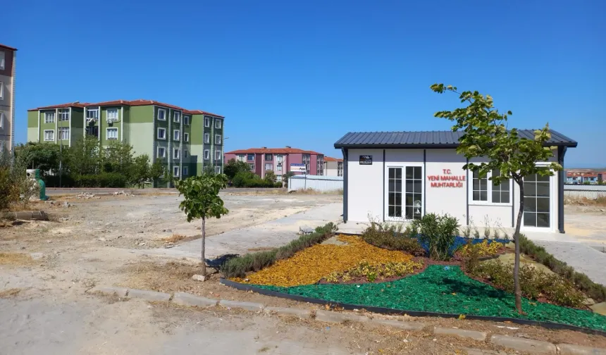 Edirne Keşan'de Yeni Mahalle Muhtarlığı yeni yerinde