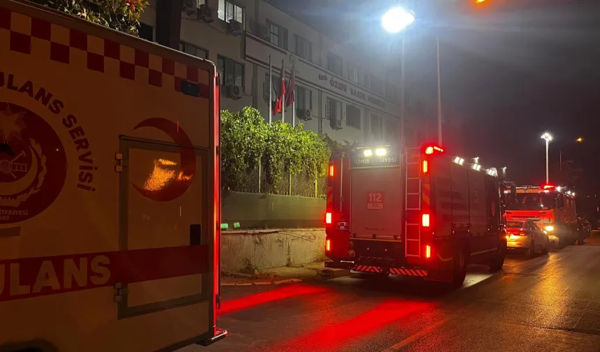 İzmir'deki bakımevinde korkutan yangın!
