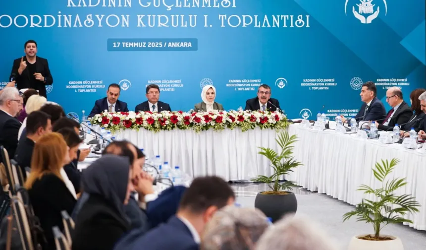 Kadının Güçlenmesi Koordinasyon Kurulu ilk toplantısını yaptı