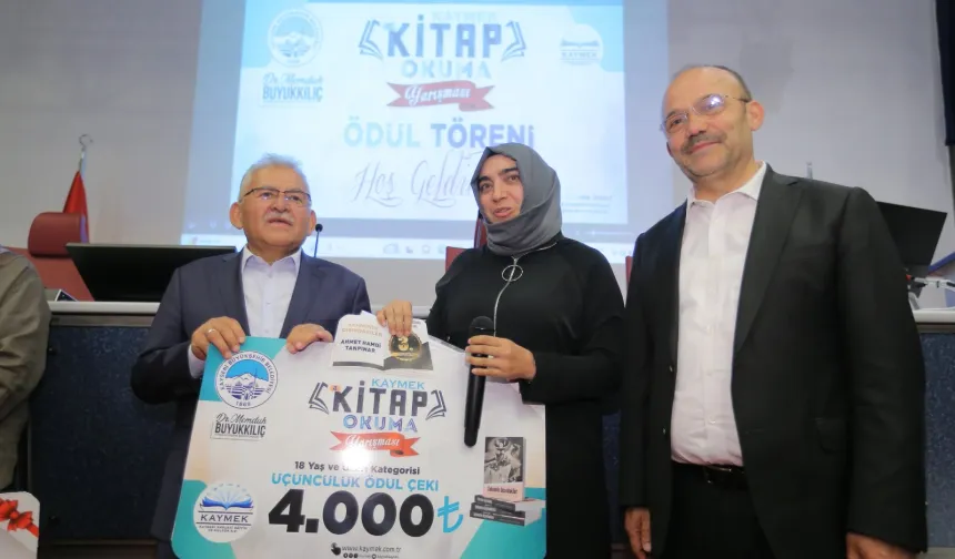 KAYMEK'in kitap okuma ödülleri yüzde 25 arttı