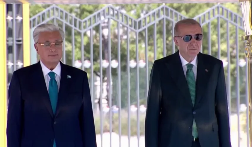 Kazakistan Cumhurbaşkanı Tokayev Beştepe'de
