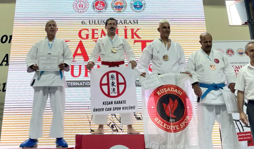 Keşanlı sporculardan Gemlik'te madalya başarısı