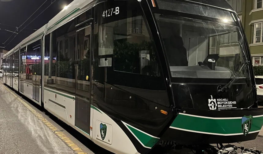 Kocaeli’de 9. tramvay raylara indirildi