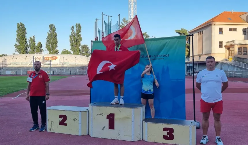 Konya Meramlı 'Muhammed Eren Uysal' Avrupa Şampiyonu oldu