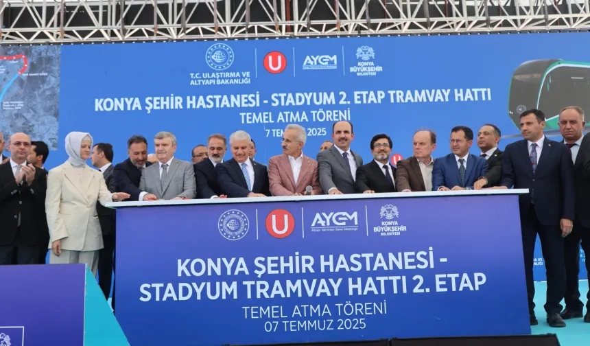 Konya’ya yeni tramvay hattı... Konya’nın raylı sistem ağı genişliyor