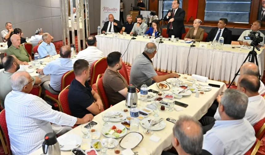 Manisa Şehzadeler'de muhtarlar buluşması