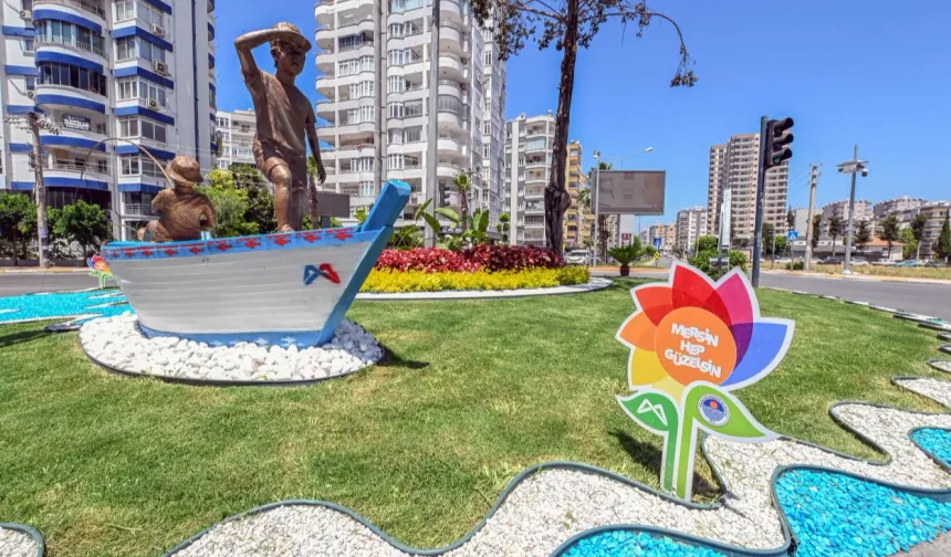 Mersin’de kent estetiğine yaz dokunuşu