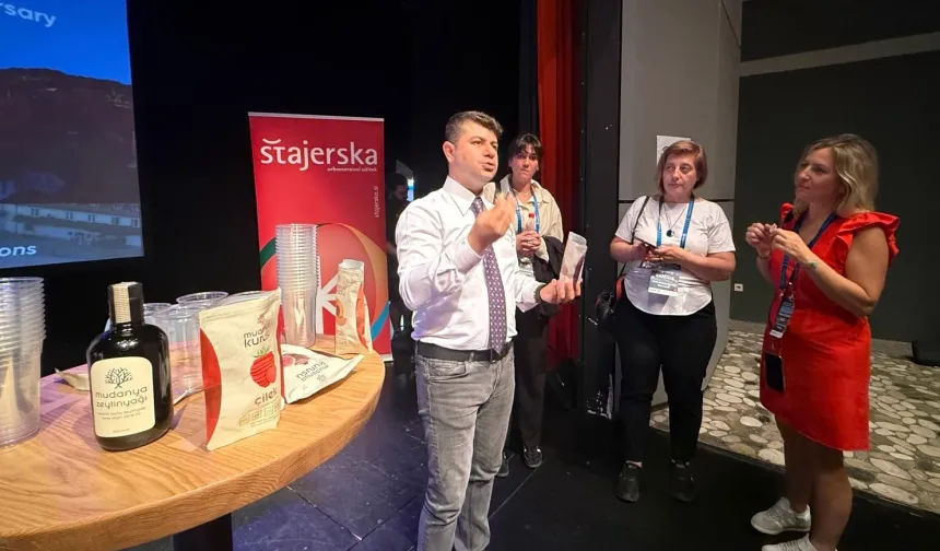 Mudanya, Slovenya ve Fransa'da tanıtıldı... Baran Güneş, Mudanya için uluslararası sahnede