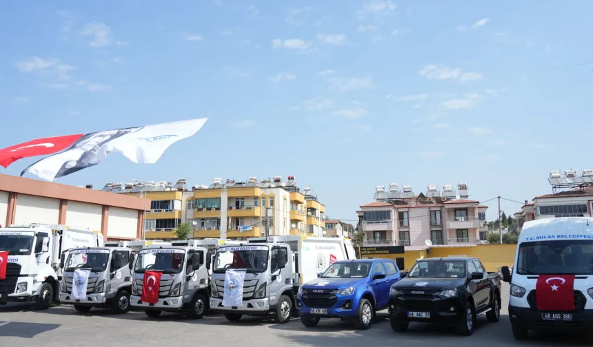 Muğla'da Milas Belediyesi araç filosunu güçlendiriyor