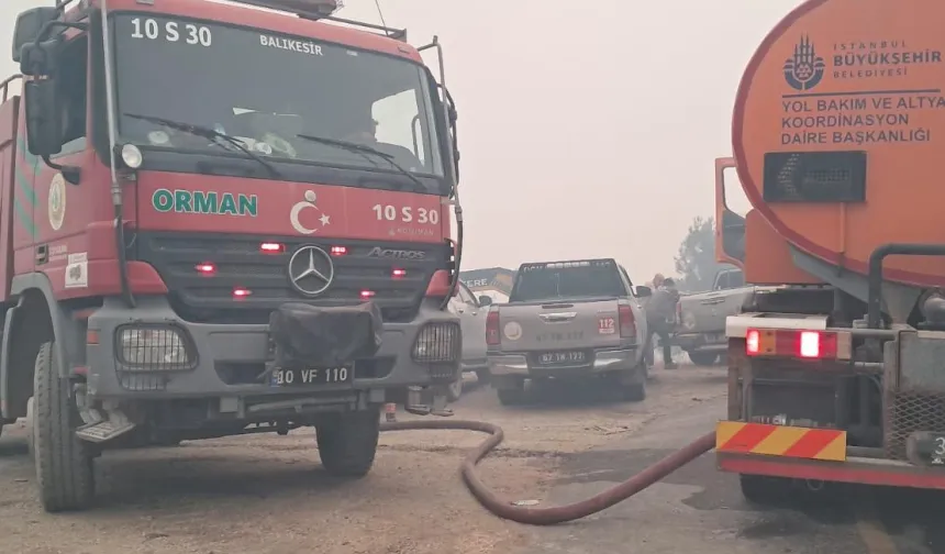 Sakarya ve Bilecik’teki yangınlara İBB seferberliği