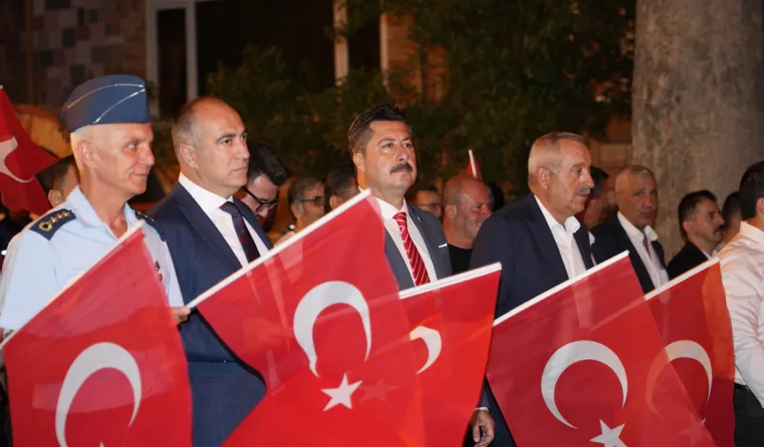 Yenişehir 15 Temmuz’da yine meydanlardaydı