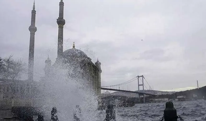 Meteoroloji saat verdi: Marmara'da fırtına bekleniyor