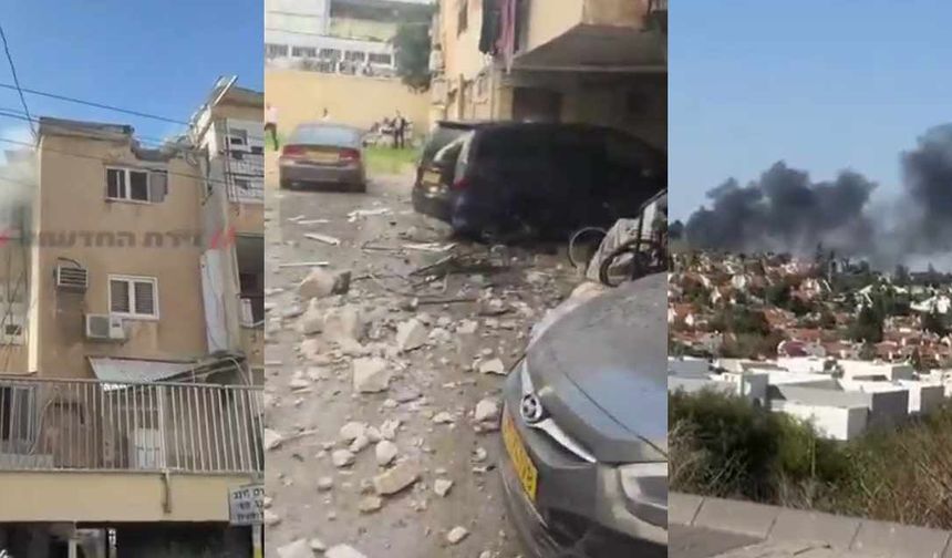 Demir Kubbe delik deşik! İran’dan Tel Aviv’e füze saldırısı