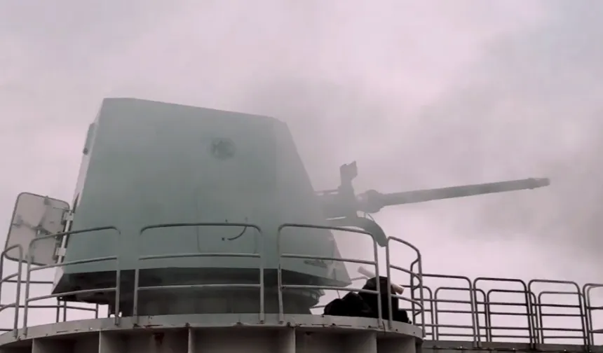 Altıncı milli deniz topu da Deniz Kuvvetleri'ne teslim edildi