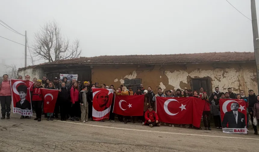 Bursa Nilüfer'den 18 Mart anısına doğa yürüyüşü