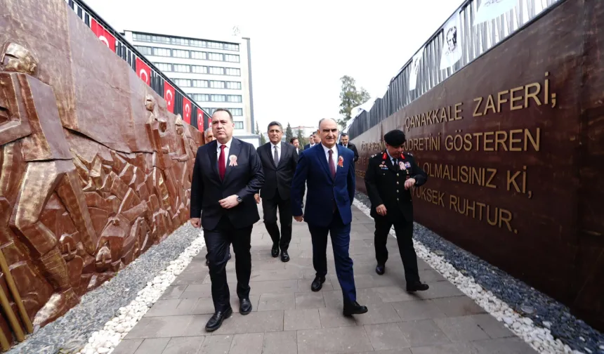 Çanakkale Zaferi'nin 111. yılında şehitler Manisa'da anıldı