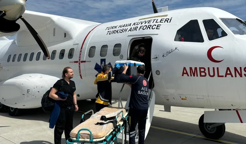 Hava Kuvvetleri'nden hayat kurtaran uçuş
