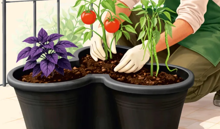 Konya'da 'Balkonlar Bostan Olsun' yaygınlaşıyor