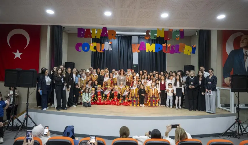 Mersin'de çocuk kampüslerinde bahar coşkusu