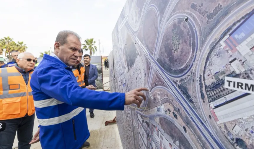 Mersin'in yeni kavşağı adım adım tamamlanıyor