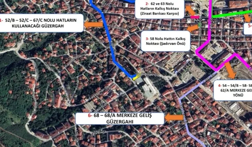 Ordu'da Hükümet Caddesi trafiğe kapanıyor! Güzergahlar değişti