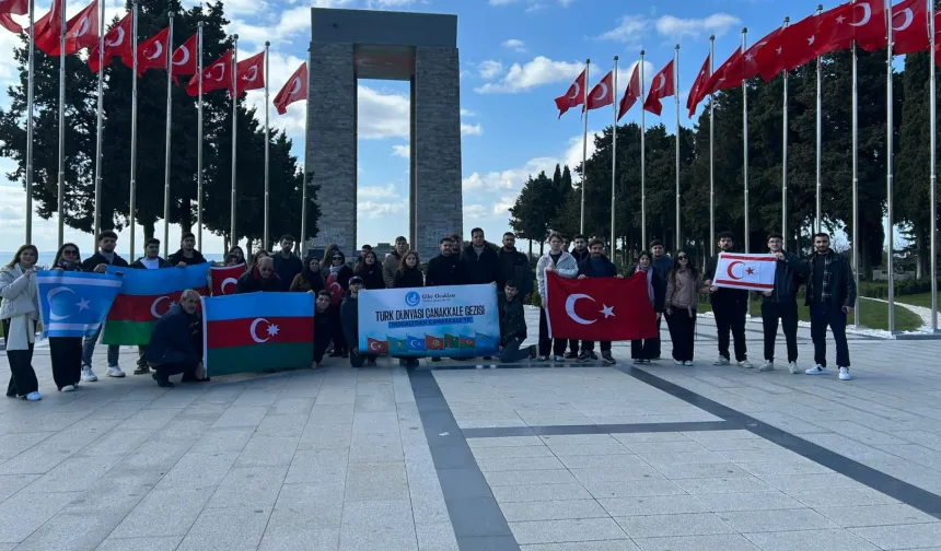 Türk Dünyası öğrencileri Çanakkale'de buluştu