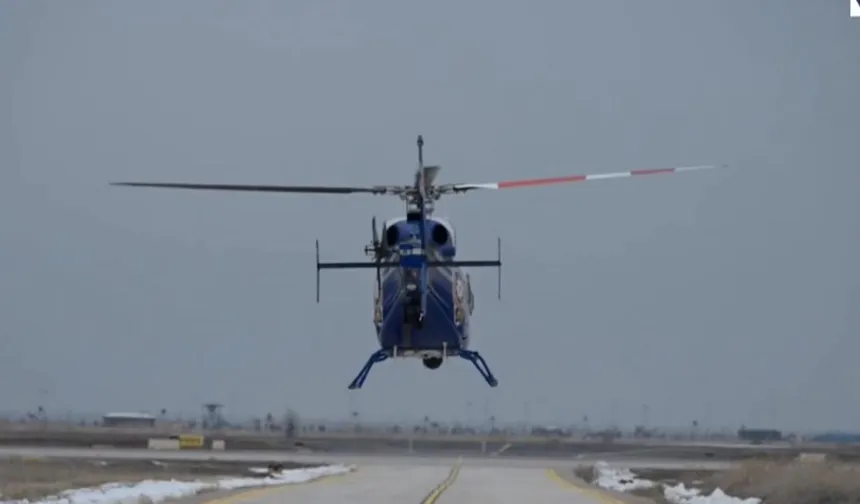 Van'da helikopter destekli denetimde kaçan araç yakalandı