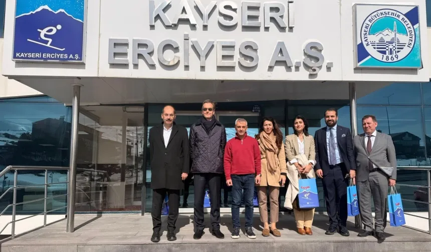 Belçika heyeti Erciyes'e hayran kaldı