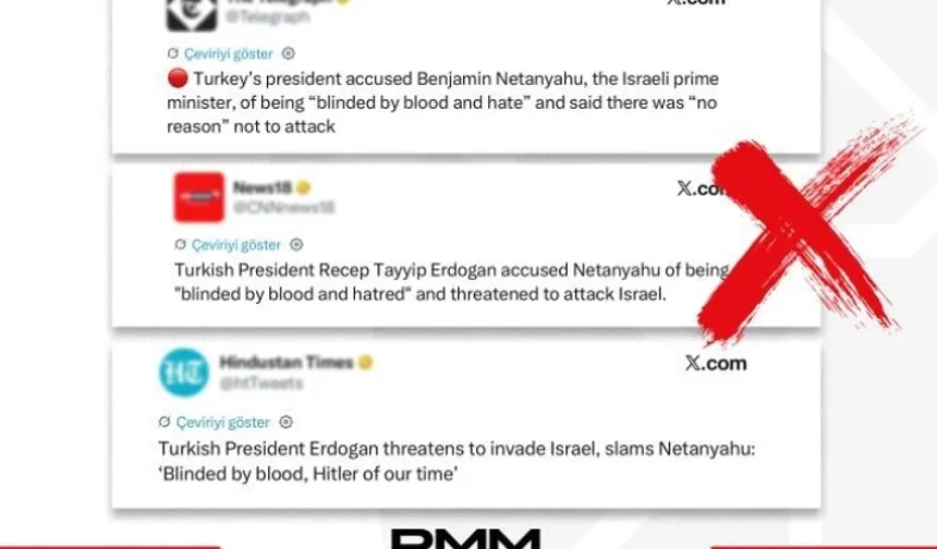 DMM'den Cumhurbaşkanı Erdoğan'a atfedilen iddialara açıklama