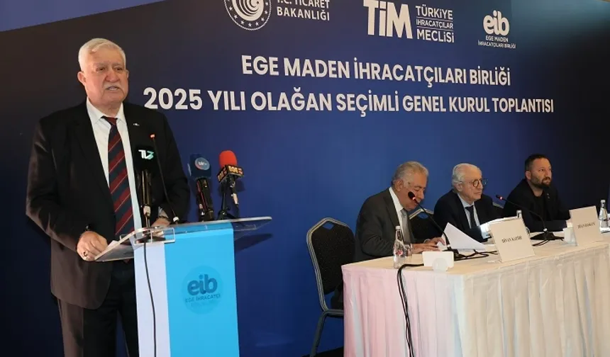 Ege Maden İhracatçıları'nda Alimoğlu güven tazeledi