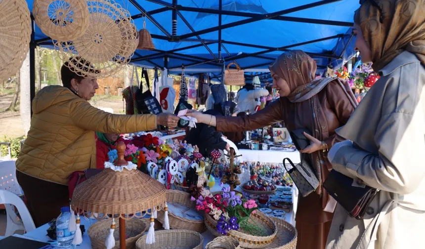 Kadın emeği Ormanya'da ziyaretçilerle buluştu