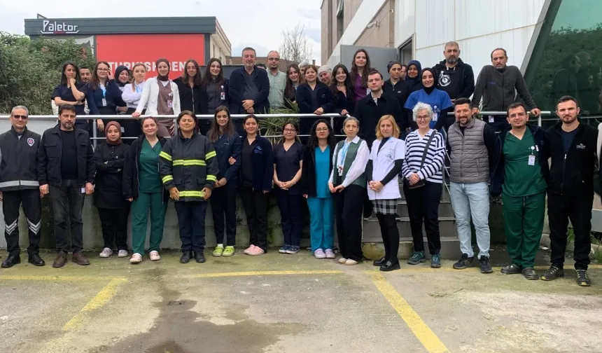 KOBİTEM'in yangın eğitimi ile hastaneler güvende