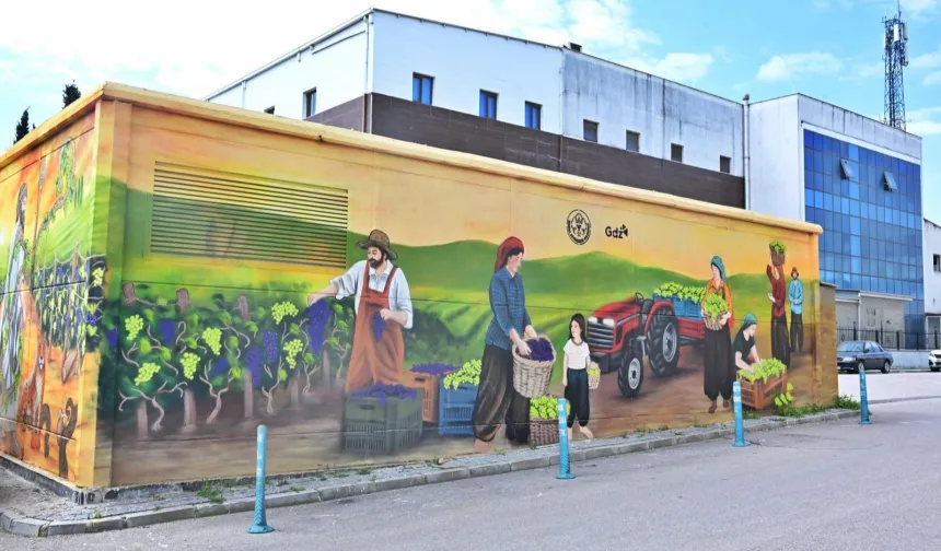 Manisa'nın sokakları sanatla renkleniyor