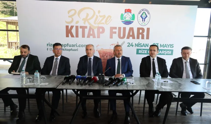Rize 3. Kitap Fuarı kapılarını açıyor