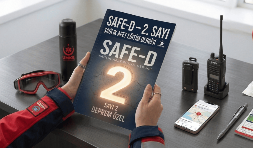 SAFED (Sağlık Afet Eğitim Dergisi) 2. Sayısı Çıkıyor !