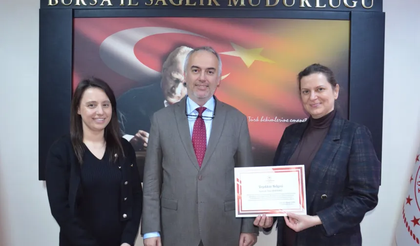 Bursa İl Sağlık'tan SHM'ye yönlendirme yapan hekimlere teşekkür